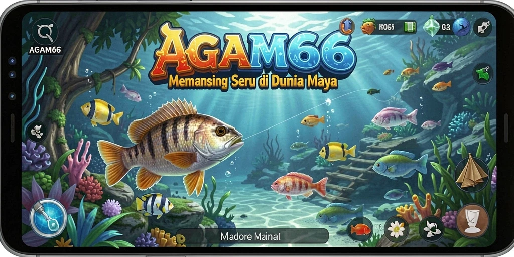 Tampilan menarik dari gameplay memancing di AGAM66 dengan grafis menawan.