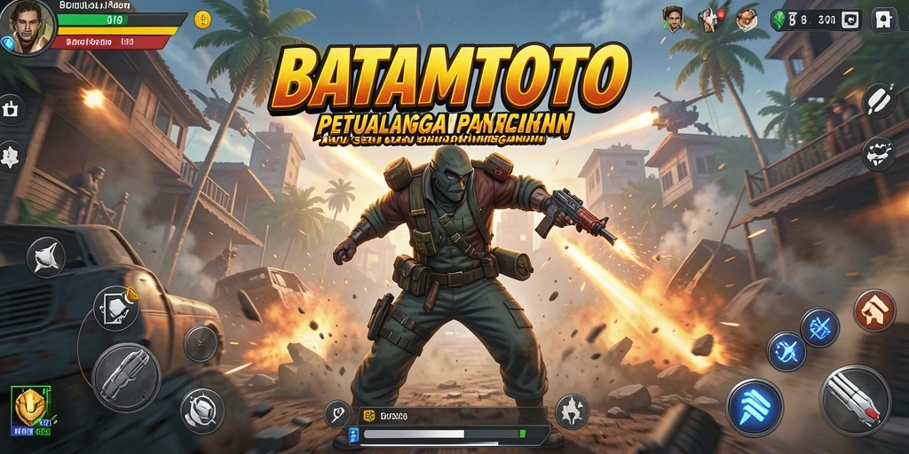 Tampilan gameplay penuh aksi dari BATAMTOTO yang menegangkan.