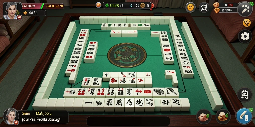 Tampilan gameplay Mahjong yang menarik dan menantang di CACOR78.