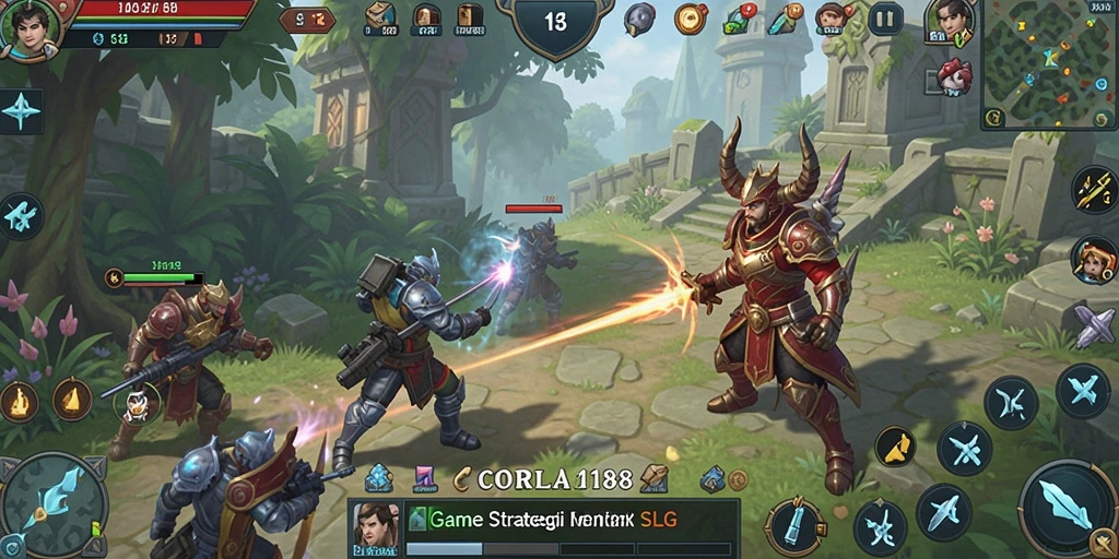 Tampilan gameplay strategis di CORLA188 yang penuh aksi.