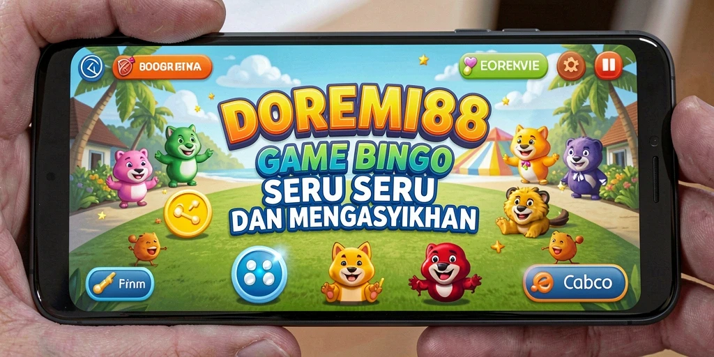 Screenshot DOREMI88 menampilkan gameplay Bingo yang seru dan interaktif.