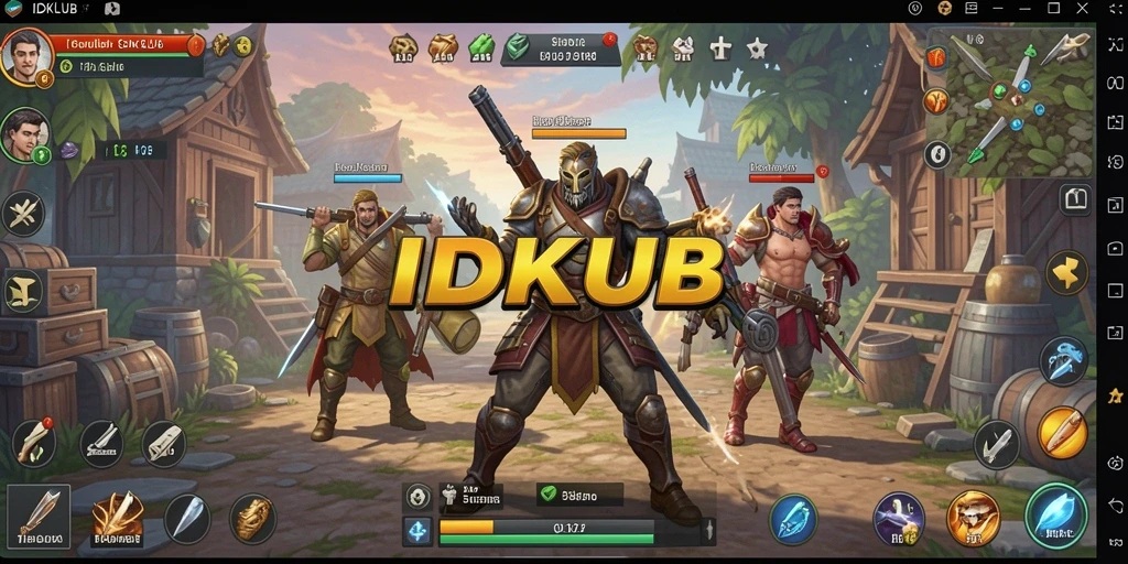 Tampilan gameplay seru dalam game SLG IDKLUB.