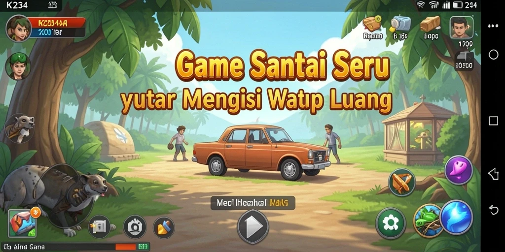 Screenshot K234 menampilkan gameplay seru dan grafis warna-warni yang menarik.