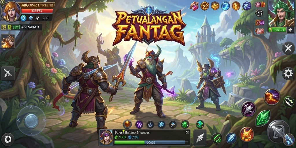 Gameplay seru MDG188 dengan petualangan Action RPG.