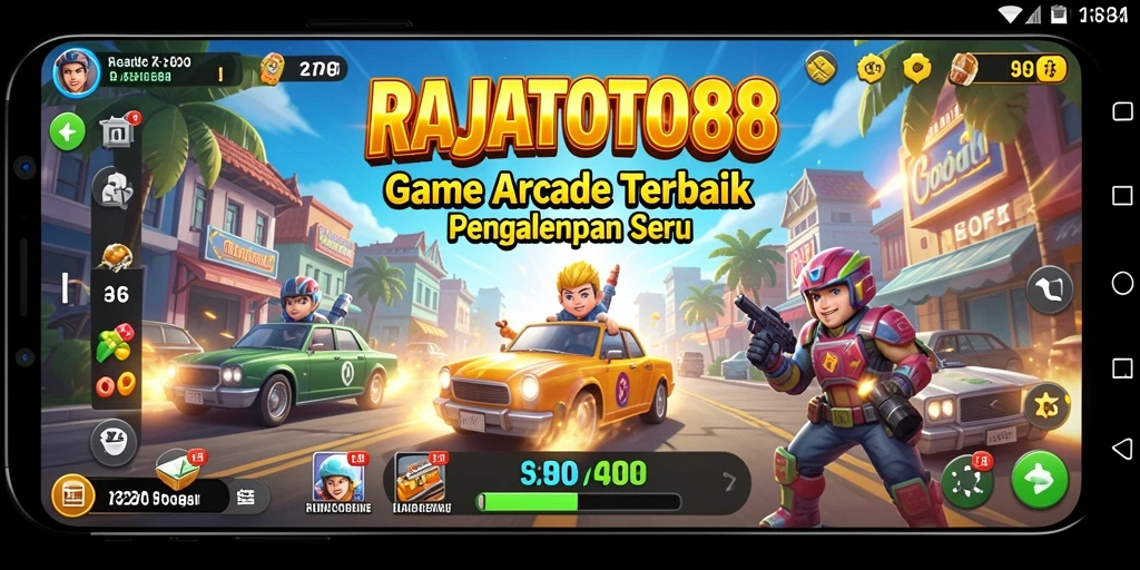 Tampilan menarik dan seru dari gameplay RAJATOTO88.