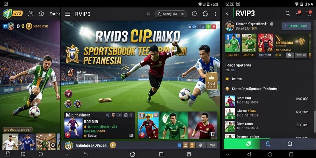 Tampilan gameplay RVIP3 yang menarik dan interaktif untuk Sportsbook.