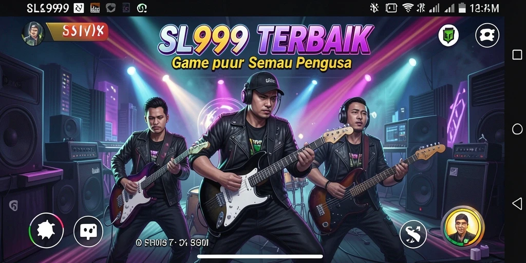 Screenshot SL999 menunjukkan interaktif gameplay musik yang mengasyikkan.