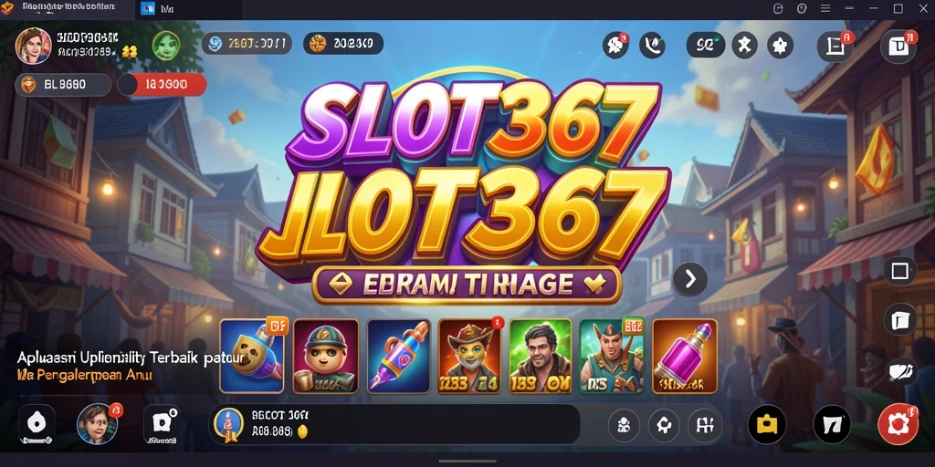 Tampilan antarmuka utama SLOT367 yang ramah pengguna dalam mode Utility.
